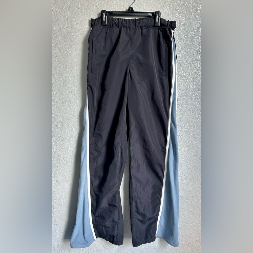 FP Movement Free People Track Pants Black White Stripe Nylon Women’s SMALL